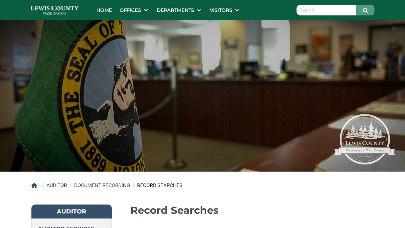 Record Searches - Lewis County, Washington